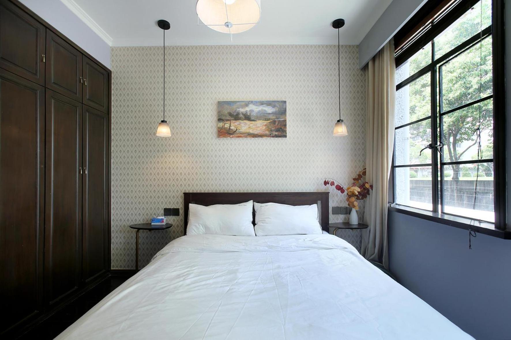 Shanghai Downtown Hills Boutique Guesthouse - Near Metro Line 7, Exit 3, Changping Road Szoba fotó