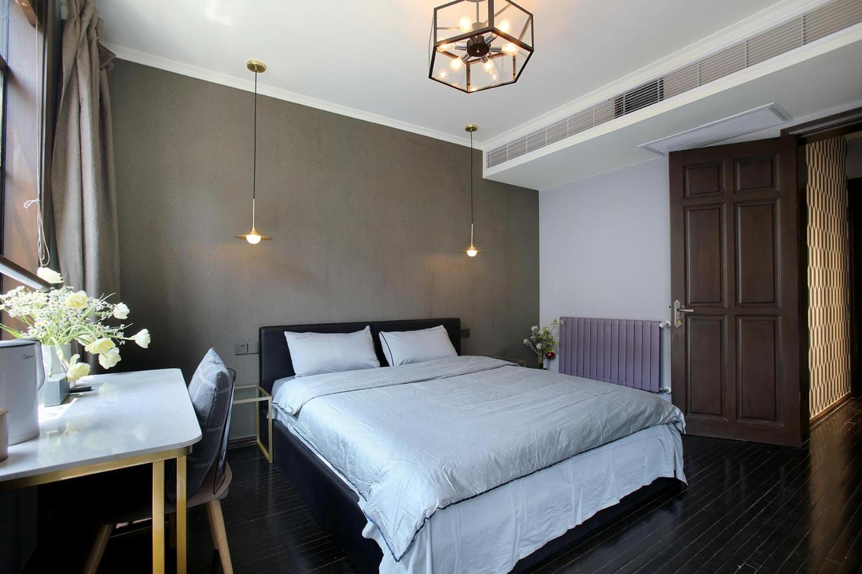Shanghai Downtown Hills Boutique Guesthouse - Near Metro Line 7, Exit 3, Changping Road Szoba fotó